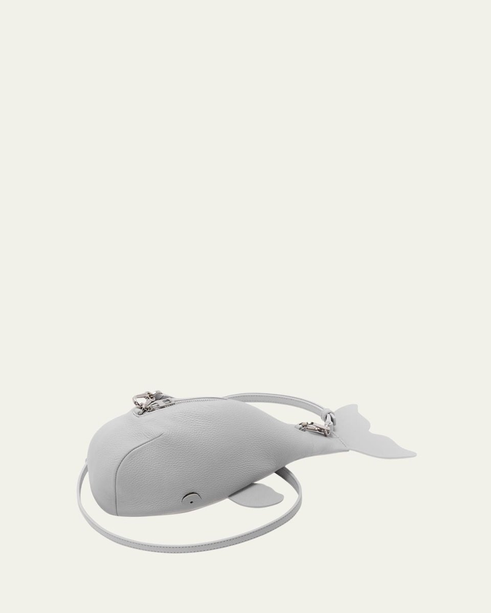 Whale Crossbody Bag in Grained Leather